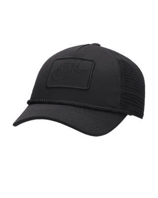 Black nike trucker hat hotsell